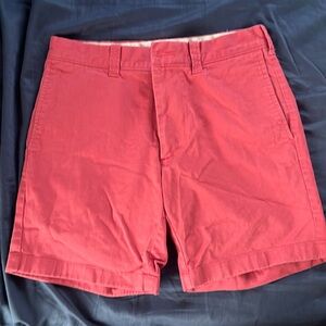 JCrew 7” inseam casual shorts - salmon